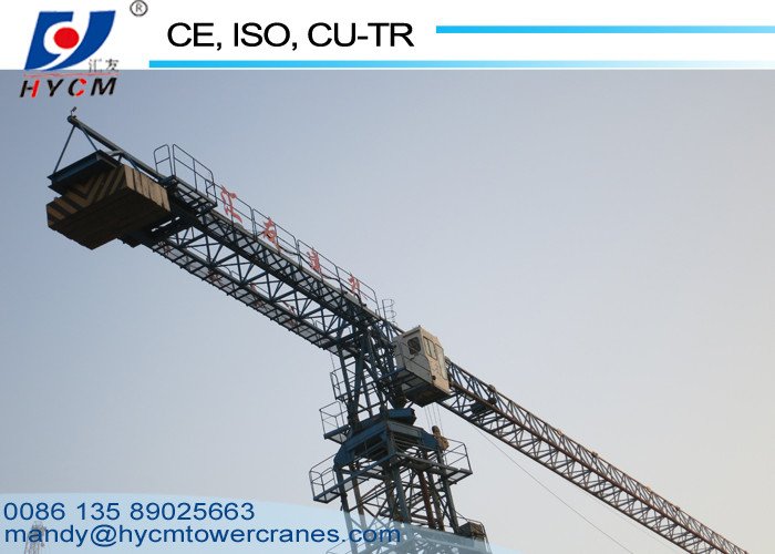 6/8ton 1.5ton Tip load 55m Boom QTZ80(PT5515) without Tower Head Topless Tower Crane