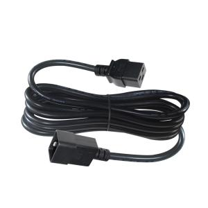 IEC C19 to C20 Power Cord 1.5m PVC Jacket 220V EU Plug