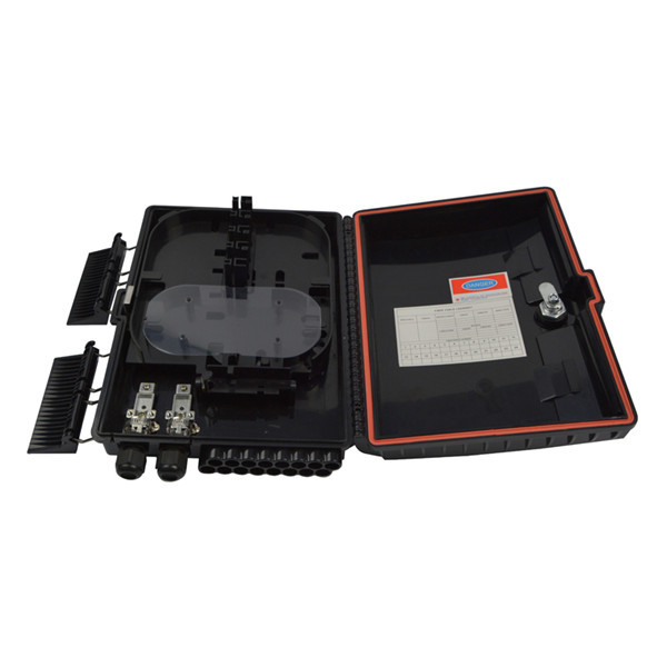 Black Waterproof CTO Box , 16 Port OTB Optical Termination Box For Ftth Network