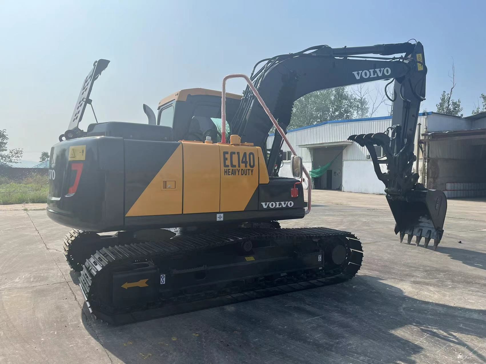 Used Volvo EC140 Hydraulic Excavator 1.0m3 Bucket Capacity Excellent Condition