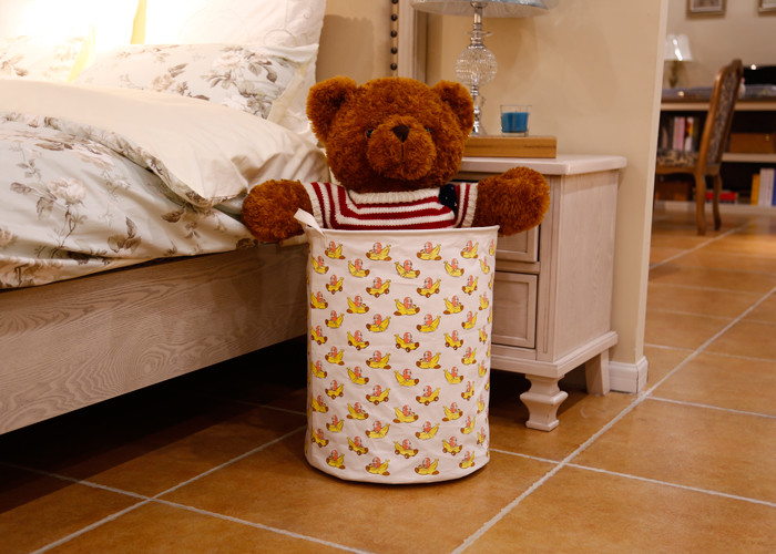 Puting Foldable Washing Laundry Clothes Basket Hamper Bin Baby Toy Storage Bag Large Box Customized National Series