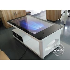 All In One Pc Waterproof Capacitive Multi Touch Table / Interactive Coffee Table