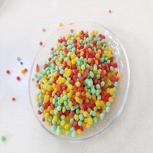 Customized Colored Magnesium Sulfate Granules Inorganic Chemicals for Agricultur