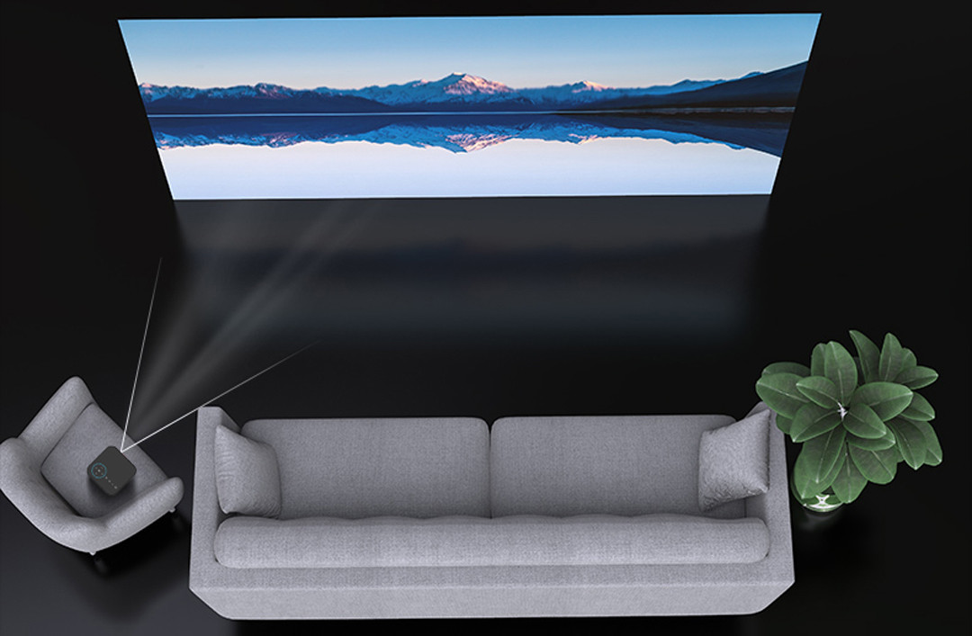 Mini Pocket Android 4k DLP LED Projector For Home Outdoor Theater