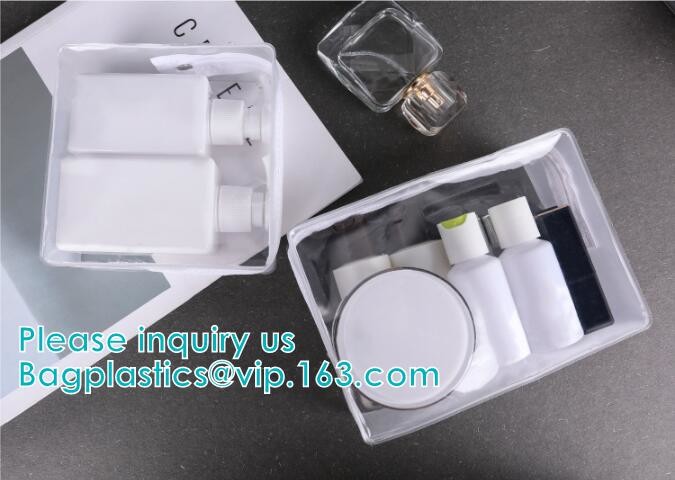 transparent cylinder zip PVC tube bag with hang hook for storage underwear portable PVC, Tube Cylindrical PVC packing Ba