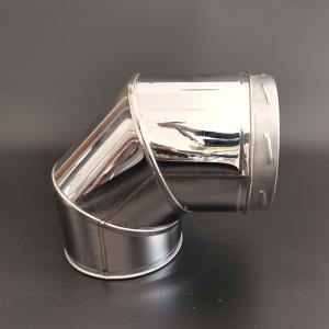 Three Segment 90 Degree Elbow Pipe / 90 Degree Bend For Twist Locking System