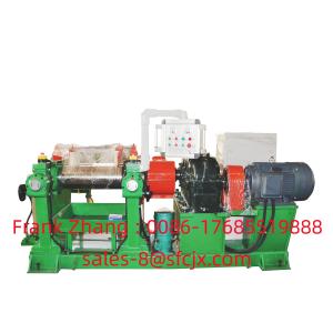 Variable Blade Speed Control 2 Roll Rubber Mixing Machine Customization