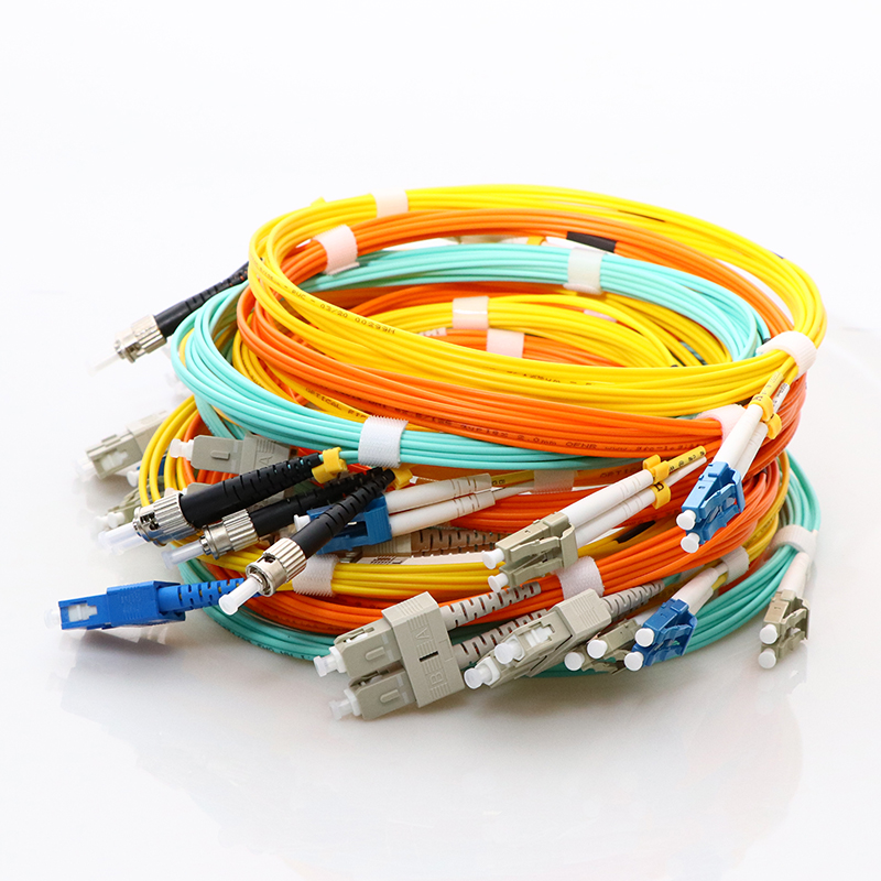 FC APC Single Mode Fiber Patch Cord , FTTH Fiber Optical Jumper Cord