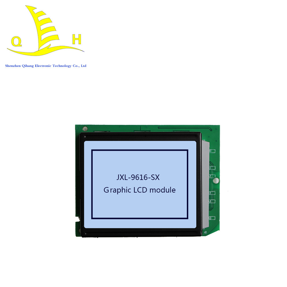  1/5 Bias Zebra 9616 Dots FSTN Graphic Lcd Module Manufactures