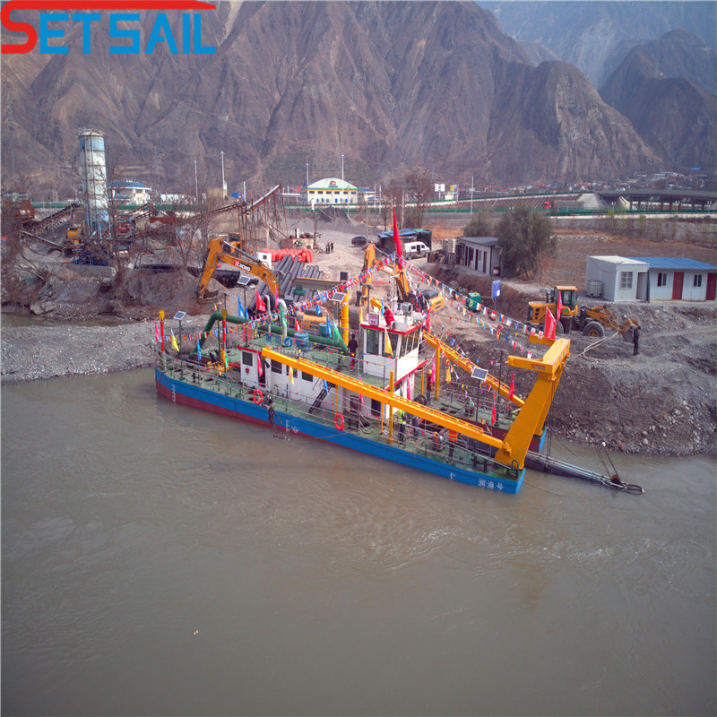 River Sand 12 Inch Cutter Suction Dredger with Diesel Engine