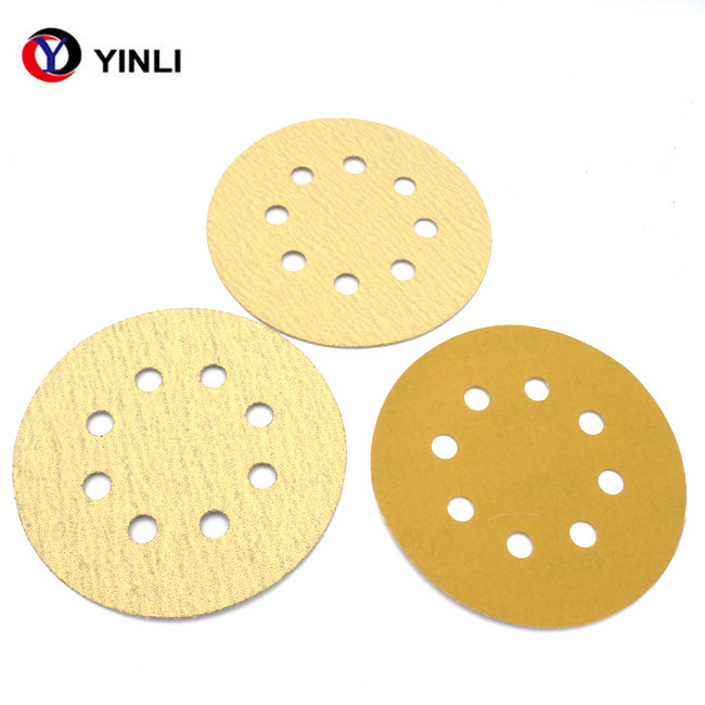 400 Grit 125mm Orbital Sander Discs Hook And Loop Aluminium Oxide
