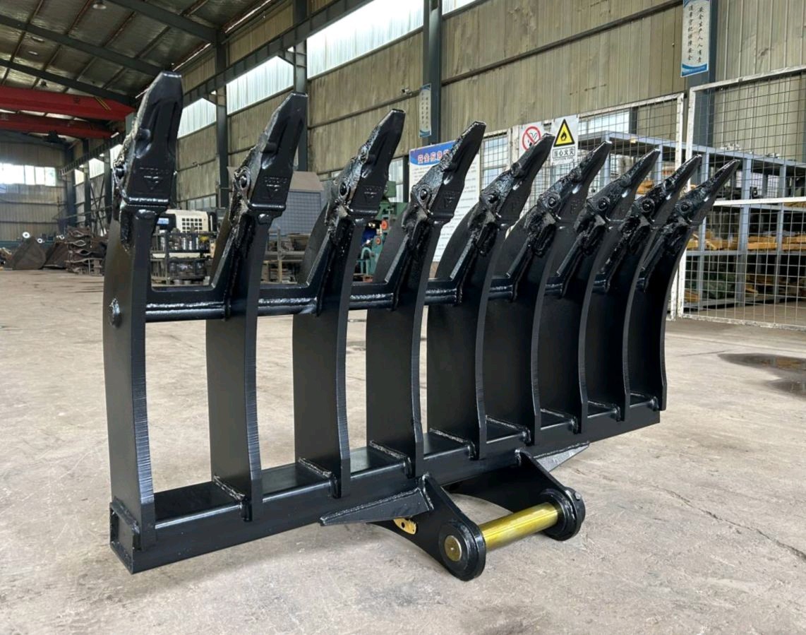 Quick Coupler Manual Root Rakes Mechanical Big Ripper Rakes For 5-35 Ton Excavator