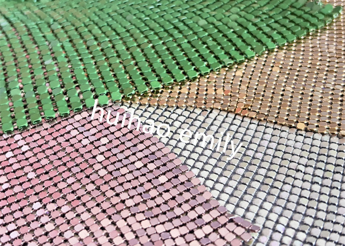 Aluminum Fashion Metallic Flake Fabric Drapery With Various Colors