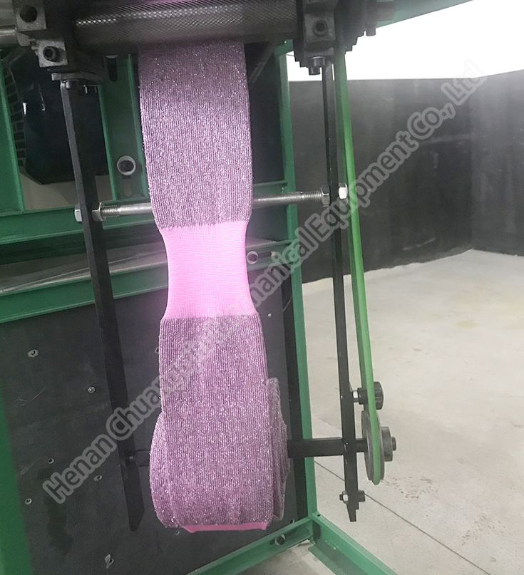 Circular Kitchen Sponge Scouring Pad Knitting Machine Scrubber Making Machines Kitchen Sponge Scouring Knitting Machine