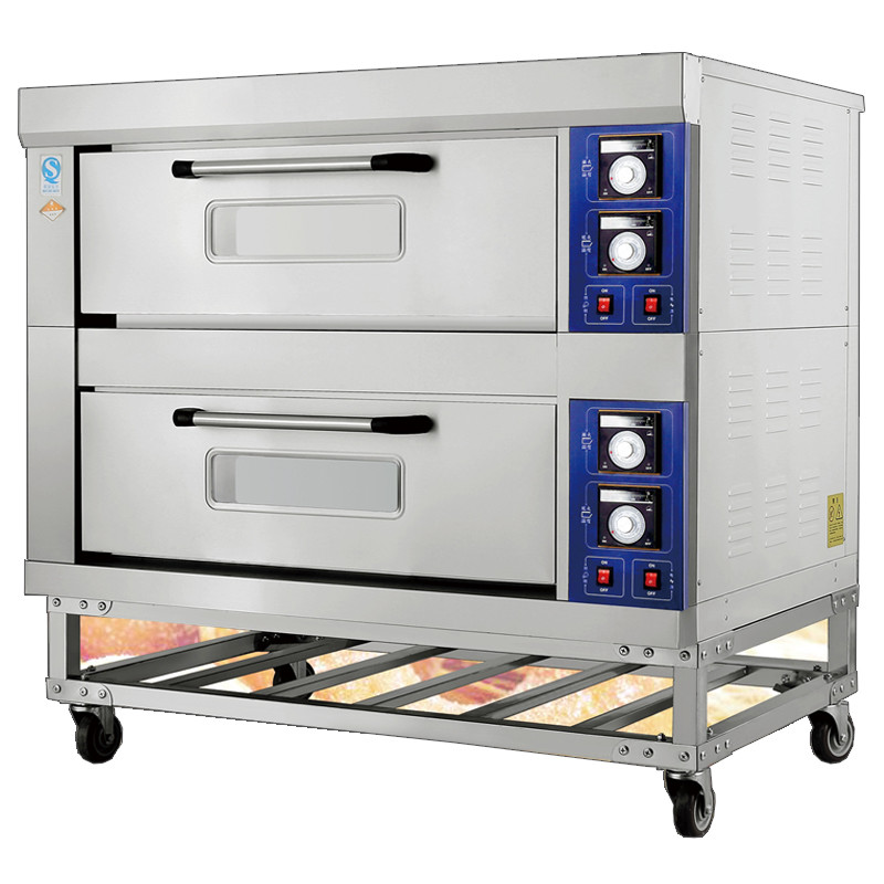 Large Capacity Electric Deck Oven Comes With Stainless Steel Exterior Chamber