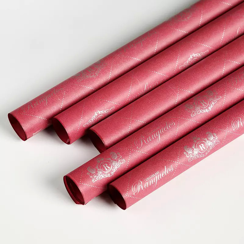 Custom Printing Red Glad Color Shoe Gift Thin 17g Wrapping Tissue Paper For Packaging