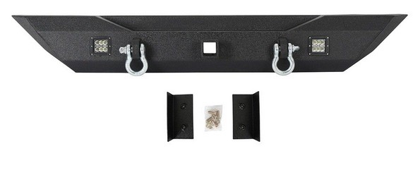 Avengers Rear bumper steel black rear bumper for Jeep wrangler JK