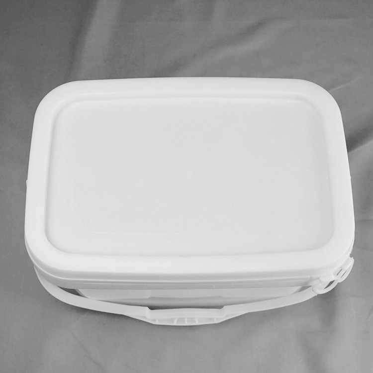 25*17*15.8cm Clear Food Grade Square Plastic Bucket With SGS Approval