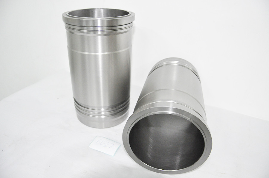Diesel Engine Mitsubishi Spare Parts 6D22 Cylinder Liner 12 Months Warranty