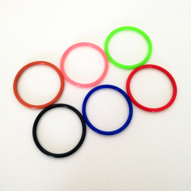 Bright Color Silicone Rubber Seal Rings / Rubber Ring Gasket Anti - Aging