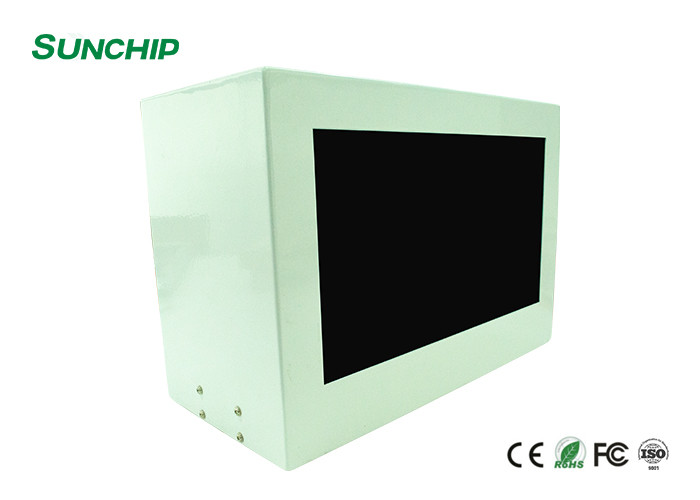 High Brightness Transparent LCD Showcase Remotely Control To Publish Any Programs