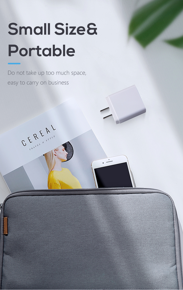 Phone Electric Usb C 18w 20w 9v Usb PD Wall Charger