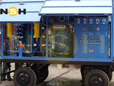 50Hz Transformer Vacuum Oil Purifier Double Stage High Voltage For Degassing