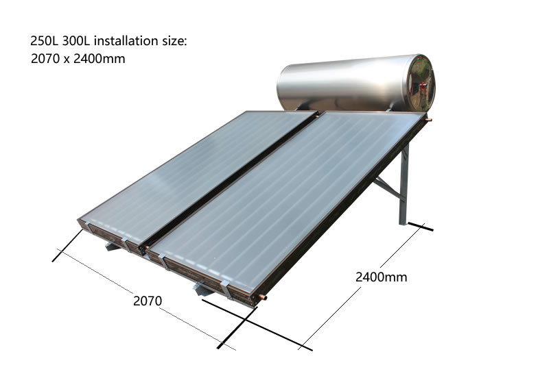 flat plate solar water heater 8