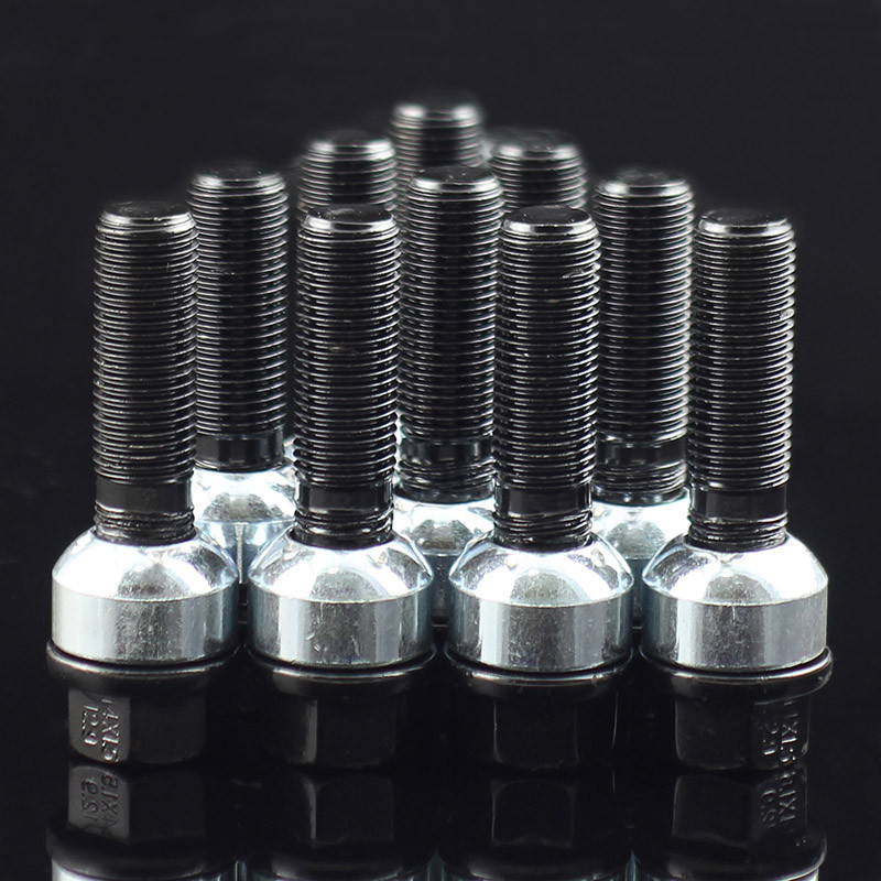 OEM 35mm 12.9 PORSCHE Lug Nuts For Black Finish Shank