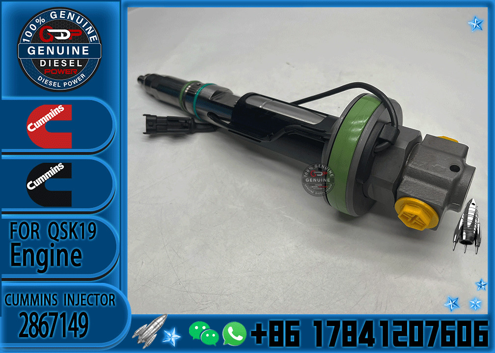 diesel fuel injector 2867149 2882079 4964173 F00BL0J019 Fuel Injector QSK19 QSK60 heavy machinery diesel Engine Injector