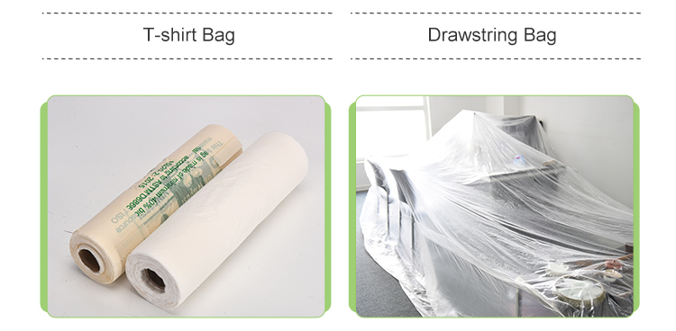 Customized Logo Plastic Garbage Bags On Roll For Convenient Waste Collection