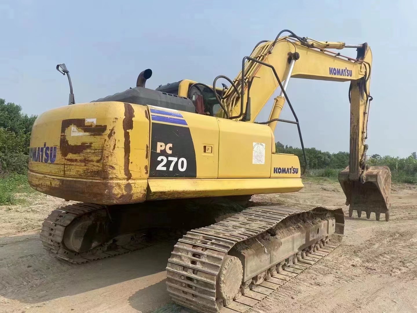 Max Digging Radius 9940mm Komatsu 240 Secondhand Excavator 123kw Power