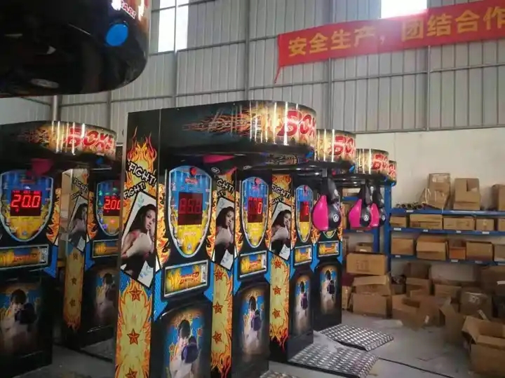 ODM Redemption Fun Boxing Machine Arcade Game Dynamic Boxer Machine 110V