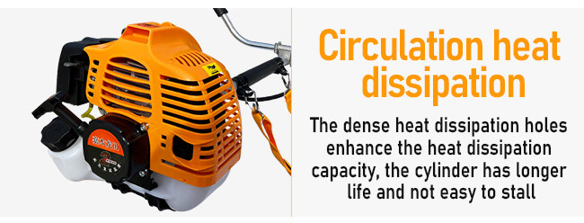 Sidepack Heavy Duty Brush Cutter 52cc Grass Cutter Machine Gasoline Grass Trimmer