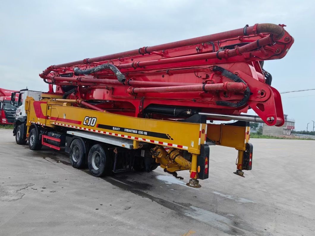 2019 Concrete Pump Truck 62m Concrete Mixer Machine Mercedes Benz Concrete Boom Pump