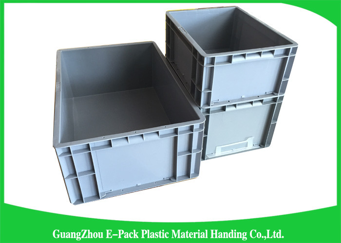 Standard Plastic PP Industrial Storage Bins , Reusable Plastic Stacking Boxes