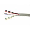 Buy cheap Round Bulk CCTV Cable 4 Pairs UTP CAT6+2x0.5MM2 Pure Copper Stranded from wholesalers