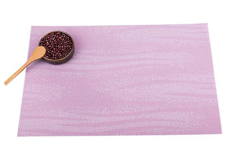 Customized Logo Acceptable Square Plastic Washable PVC Placemats for Table Decoration