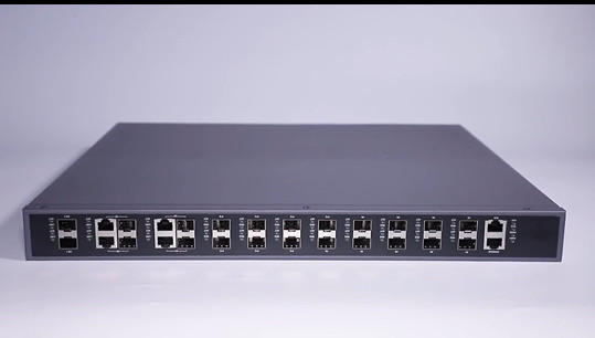 ITU-TG 984x 1U Rack Design AC 90V 2 10GE SFP GPON OLT 16 Port