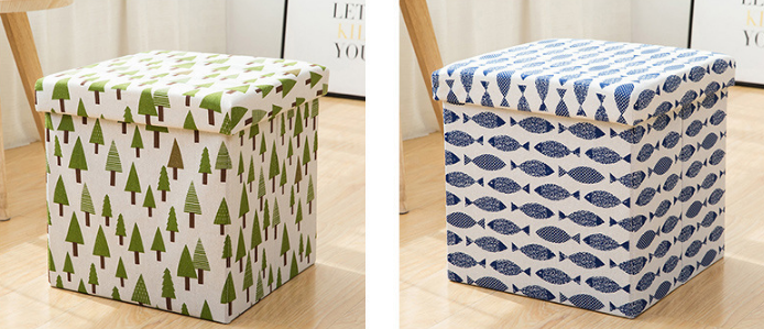 Living Room Contemporary Footstool Ottoman With Storage