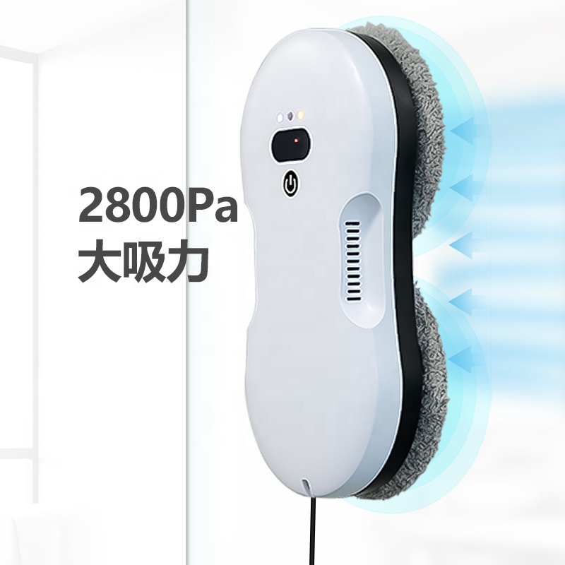 Anti Falling Window Cleaner Robot UPS Safety Rope Indoor Outdoor Glass Cleaning Robot
