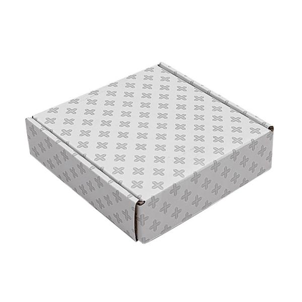 White E Flute Carton Box Corrugated Cardboard Kraft Mailer Boxes For Clothing