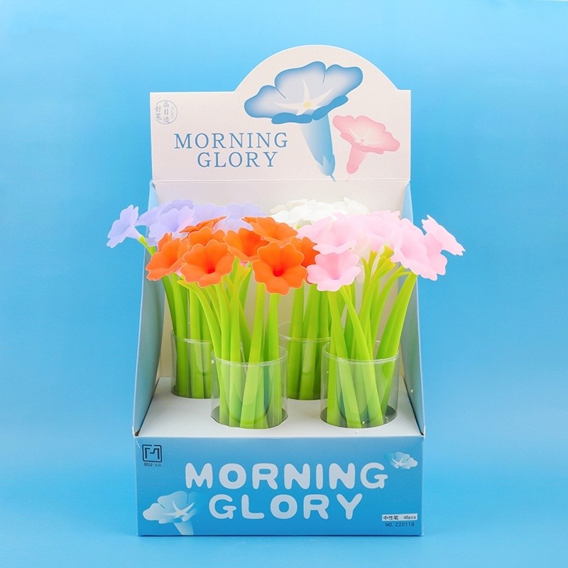 Creative Flower Shape Neutral Pen Plastic 0.5mm Gel Pen