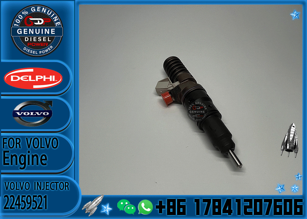 Fuel Injector 22459521 22450522 BEBJ1F11101 BEBJ1F11201 for Volvo Trucks FH 10.8L D11 Engine