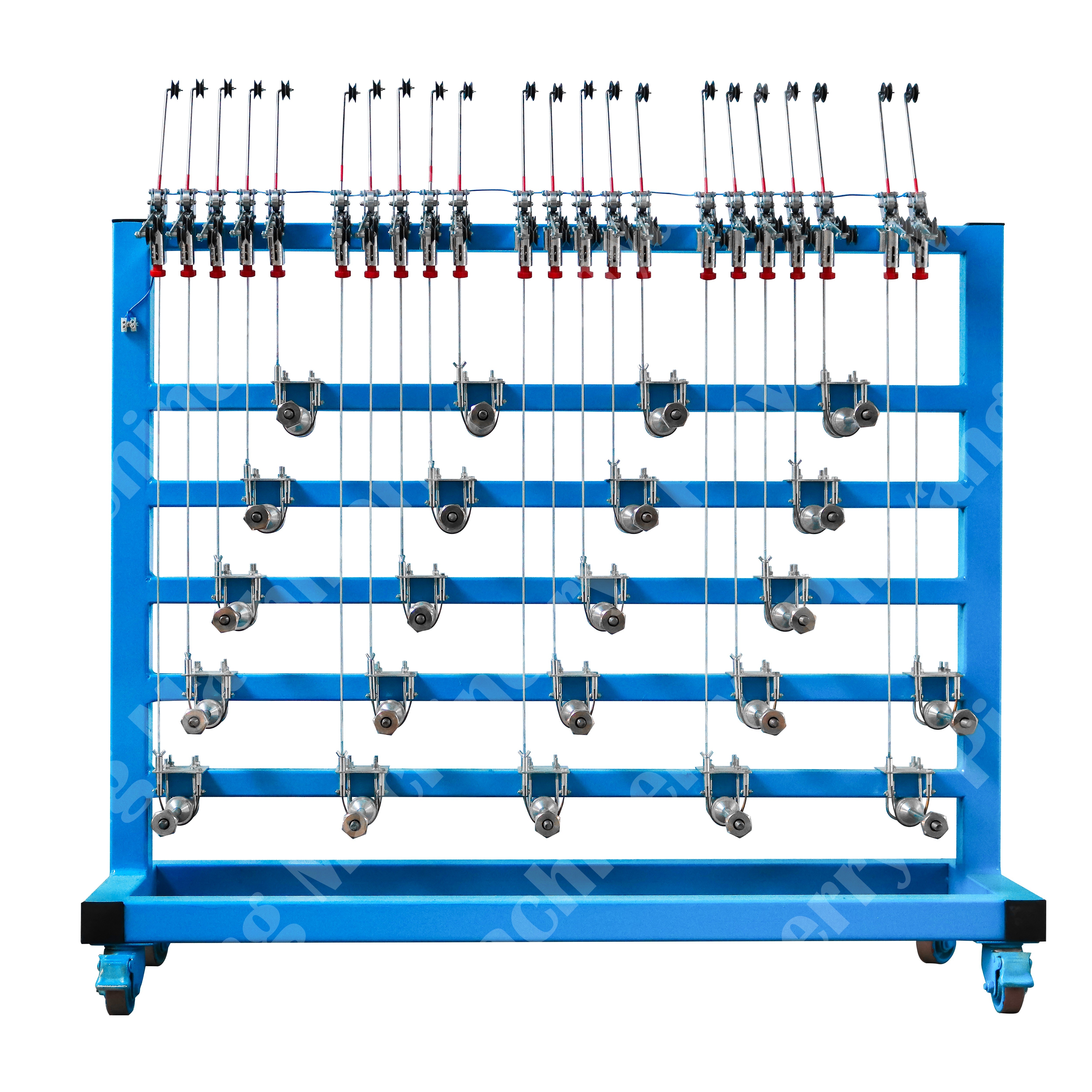 High Quality Factory Price 4-head Passive Pay-off Stand Spring Tension Tension Stable Shaft Type Pay-off Stand