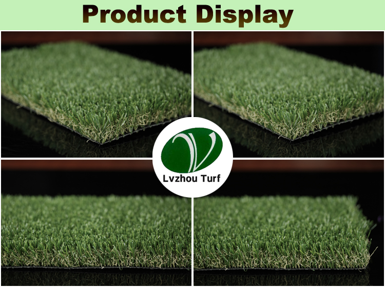 Commercial Fake Grass Floor Mat 25mm Pile Landscaping 4 Colors Available
