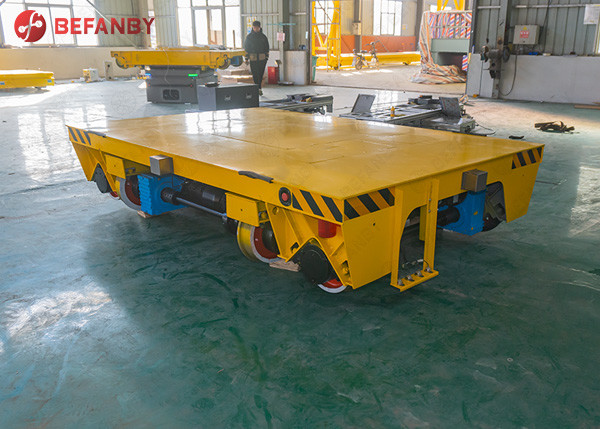 Battery Powered Transfer Trolley For Mold Plant