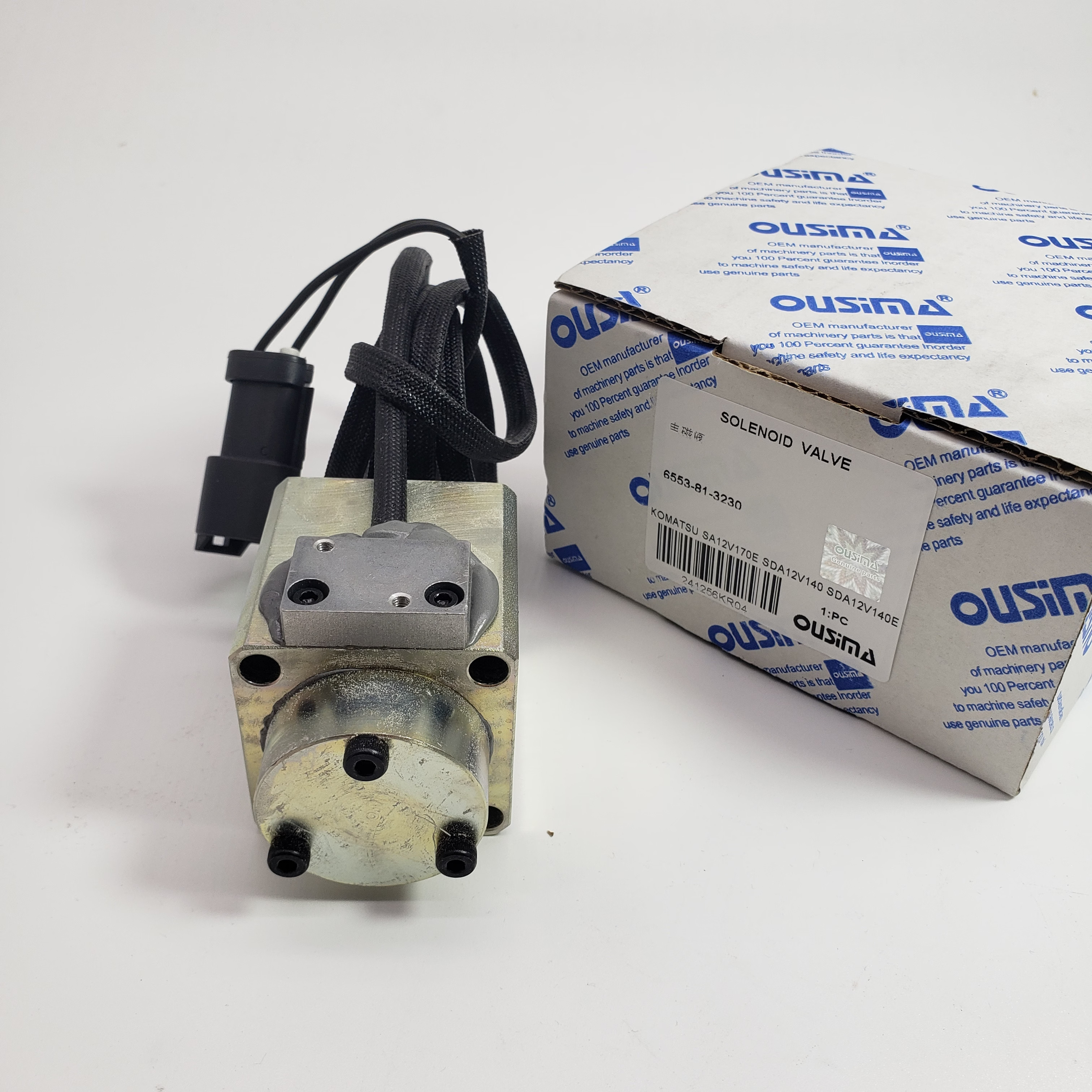 Solenoid Valve 6553-81-3230 For KOMATSU SA12V170E SDA12V140 SDA12V140E