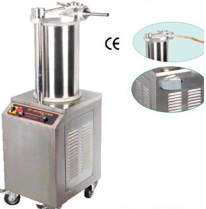 Rapid Sausage Processing Equipment 750W Hydraulic Sausgae Filler CE Certificatio