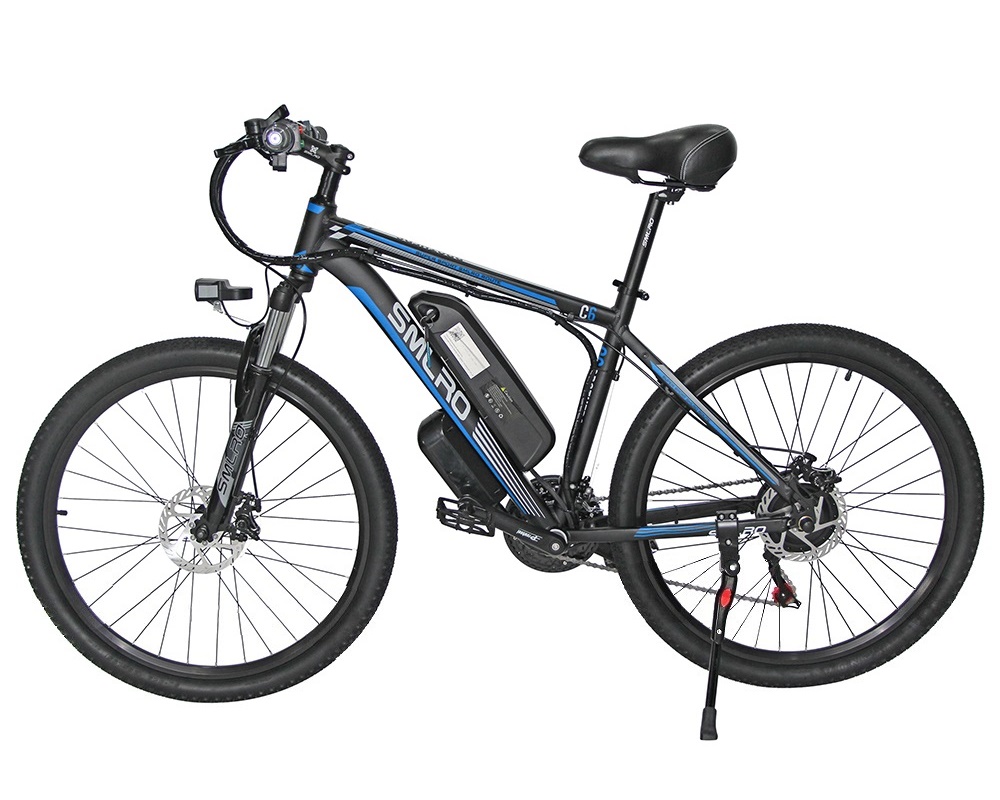 Disc Brake 29 Inch Electric Bicycle , 13Ah Smlro C6 Electric Bike